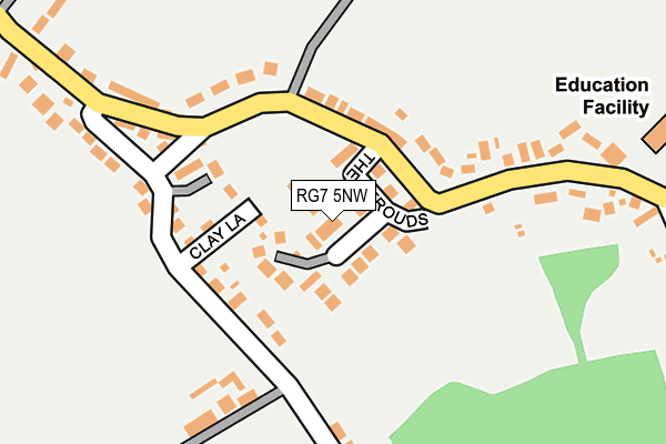 RG7 5NW map - OS OpenMap – Local (Ordnance Survey)