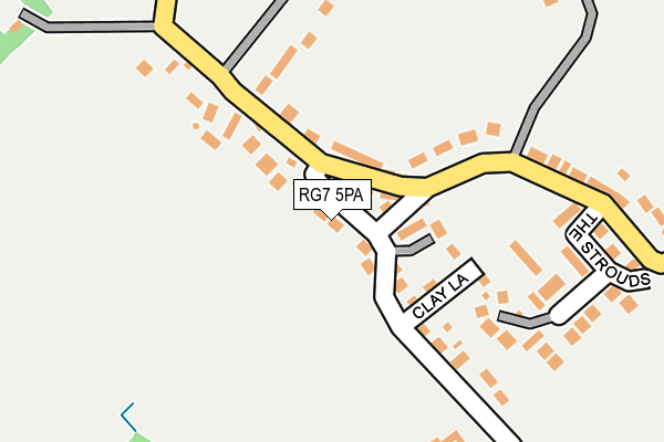 RG7 5PA map - OS OpenMap – Local (Ordnance Survey)