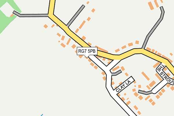 RG7 5PB map - OS OpenMap – Local (Ordnance Survey)