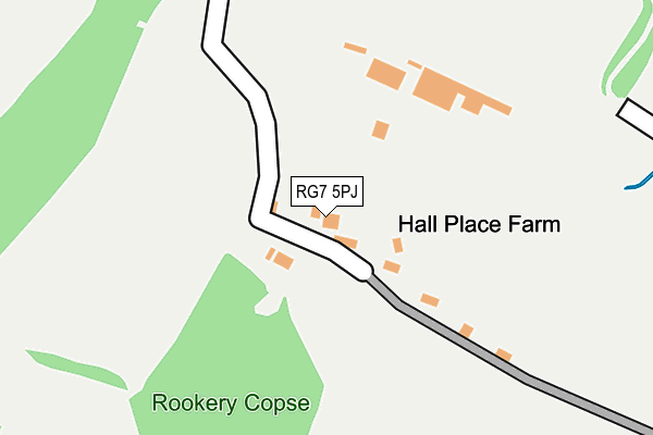 RG7 5PJ map - OS OpenMap – Local (Ordnance Survey)