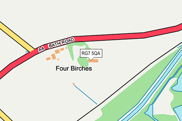 RG7 5QA map - OS OpenMap – Local (Ordnance Survey)