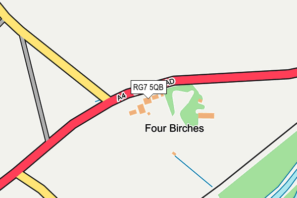 RG7 5QB map - OS OpenMap – Local (Ordnance Survey)