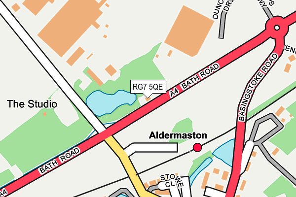 RG7 5QE map - OS OpenMap – Local (Ordnance Survey)