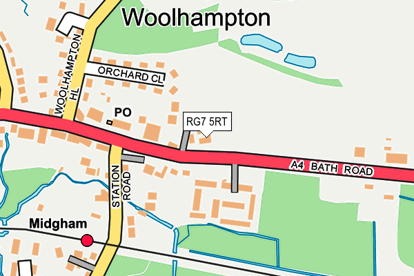 RG7 5RT map - OS OpenMap – Local (Ordnance Survey)