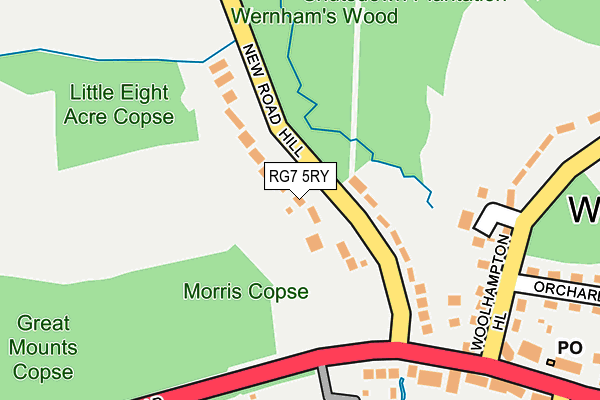 RG7 5RY map - OS OpenMap – Local (Ordnance Survey)