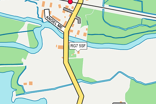 RG7 5SF map - OS OpenMap – Local (Ordnance Survey)