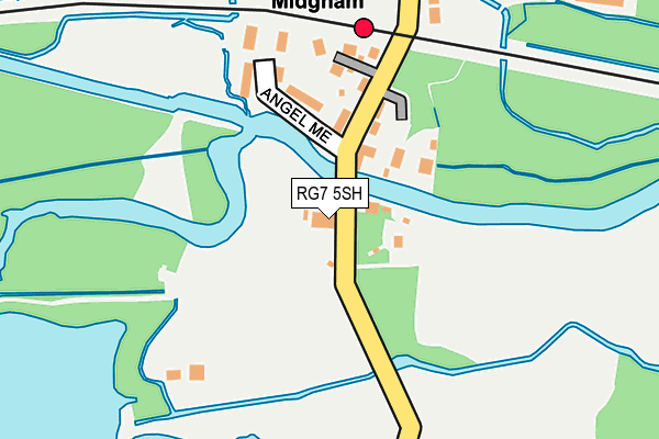 RG7 5SH map - OS OpenMap – Local (Ordnance Survey)