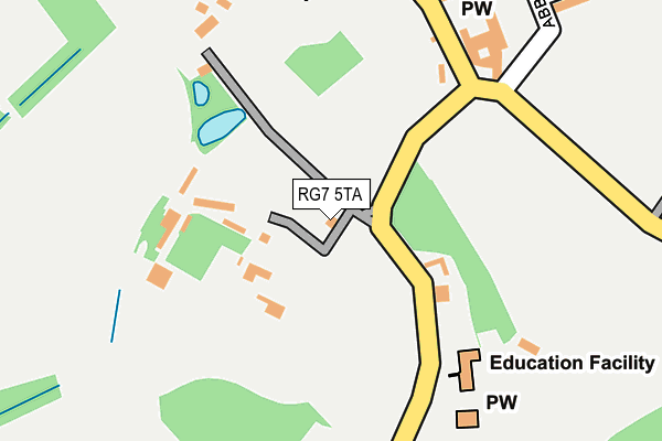 RG7 5TA map - OS OpenMap – Local (Ordnance Survey)