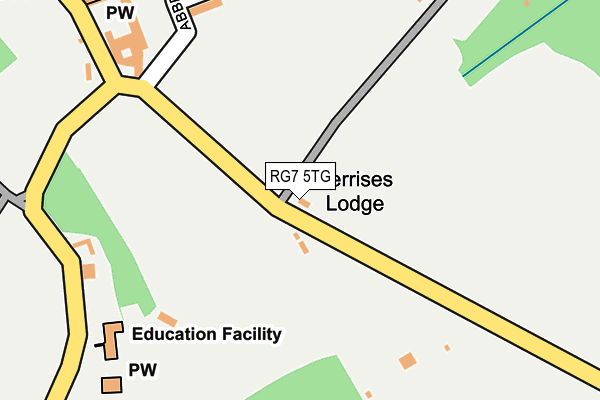 RG7 5TG map - OS OpenMap – Local (Ordnance Survey)