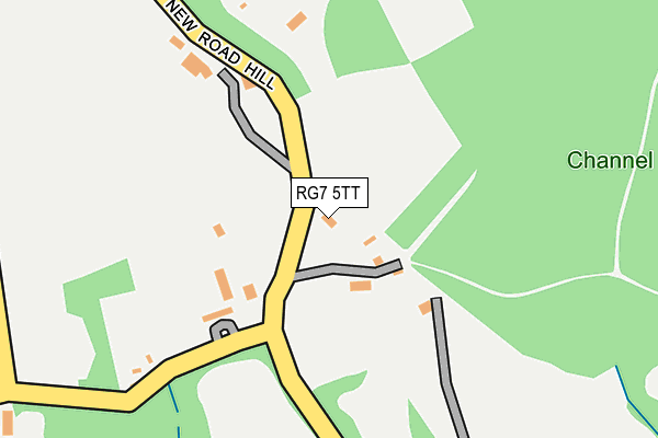 RG7 5TT map - OS OpenMap – Local (Ordnance Survey)