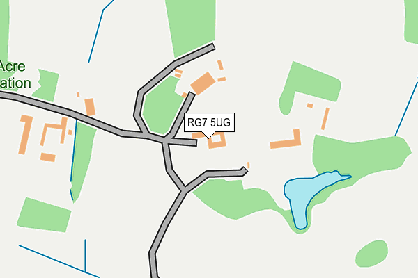 RG7 5UG map - OS OpenMap – Local (Ordnance Survey)