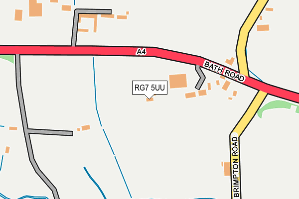 RG7 5UU map - OS OpenMap – Local (Ordnance Survey)