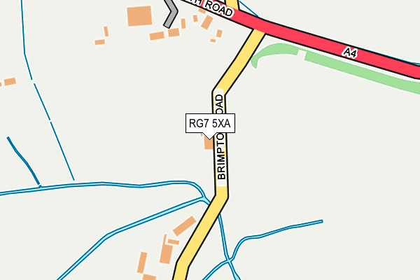 RG7 5XA map - OS OpenMap – Local (Ordnance Survey)