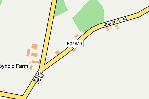 RG7 6AD map - OS OpenMap – Local (Ordnance Survey)