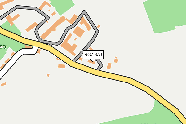 RG7 6AJ map - OS OpenMap – Local (Ordnance Survey)