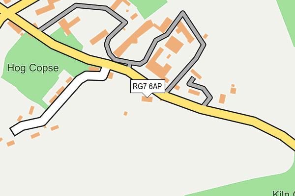 RG7 6AP map - OS OpenMap – Local (Ordnance Survey)