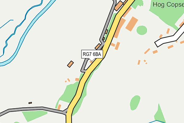 RG7 6BA map - OS OpenMap – Local (Ordnance Survey)