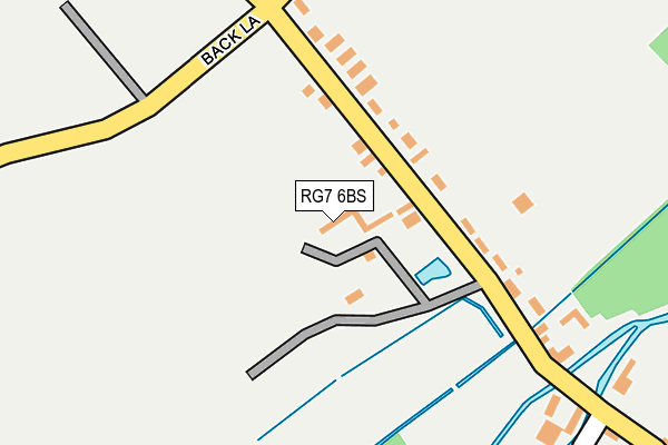 RG7 6BS map - OS OpenMap – Local (Ordnance Survey)