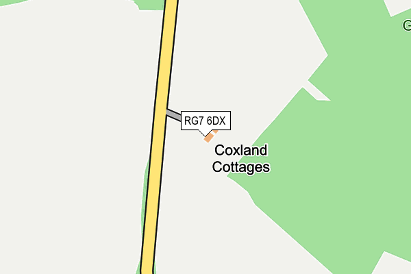 RG7 6DX map - OS OpenMap – Local (Ordnance Survey)