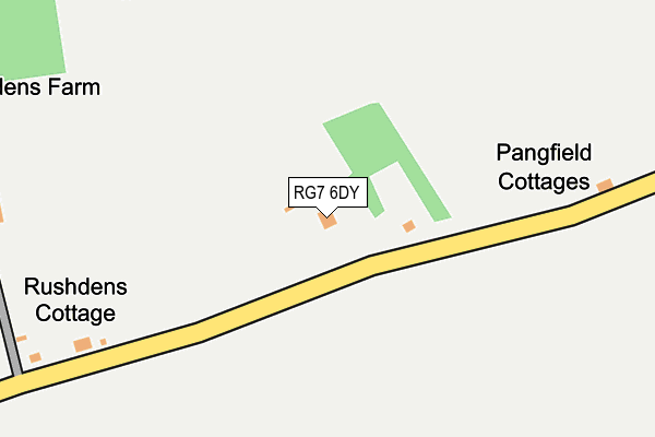 RG7 6DY map - OS OpenMap – Local (Ordnance Survey)