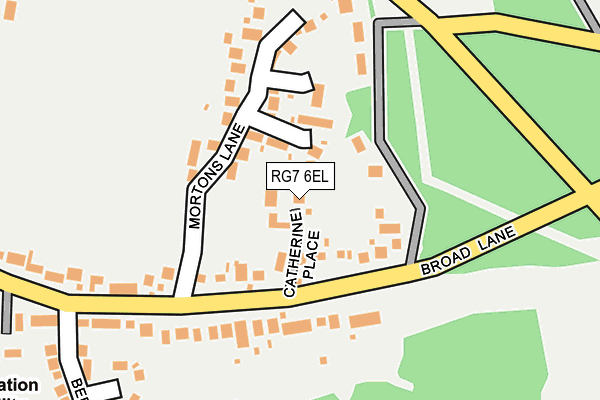 RG7 6EL map - OS OpenMap – Local (Ordnance Survey)