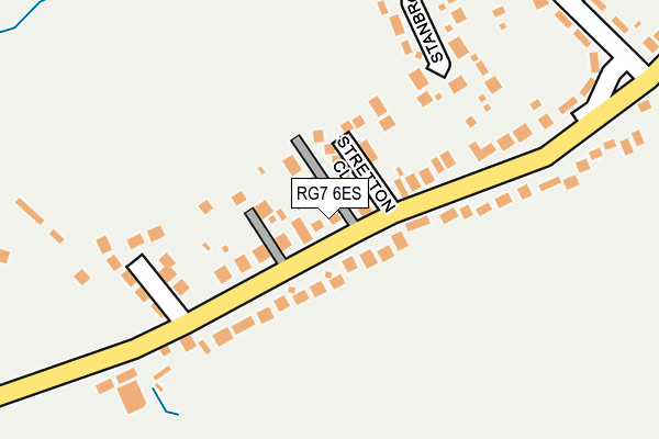 RG7 6ES map - OS OpenMap – Local (Ordnance Survey)