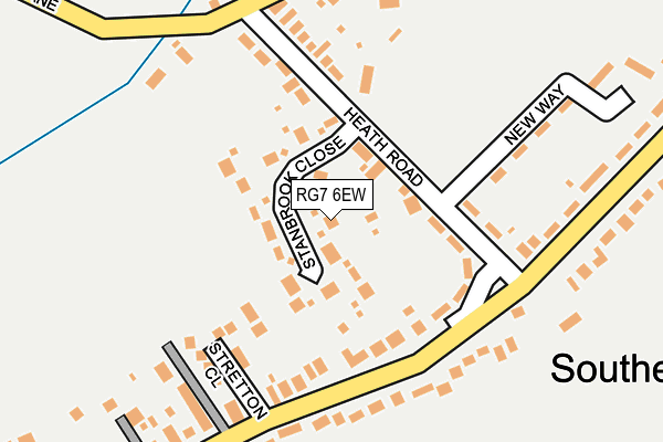 RG7 6EW map - OS OpenMap – Local (Ordnance Survey)