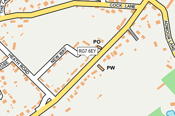 RG7 6EY map - OS OpenMap – Local (Ordnance Survey)