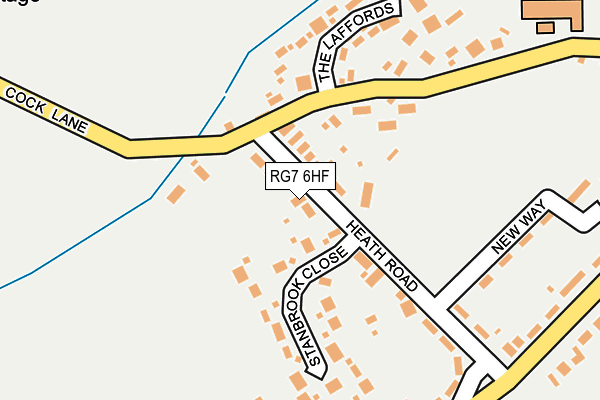 RG7 6HF map - OS OpenMap – Local (Ordnance Survey)