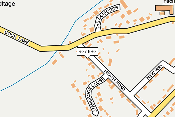 RG7 6HG map - OS OpenMap – Local (Ordnance Survey)