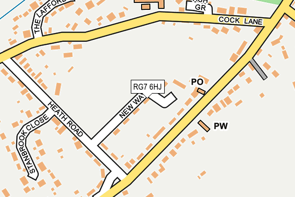 RG7 6HJ map - OS OpenMap – Local (Ordnance Survey)