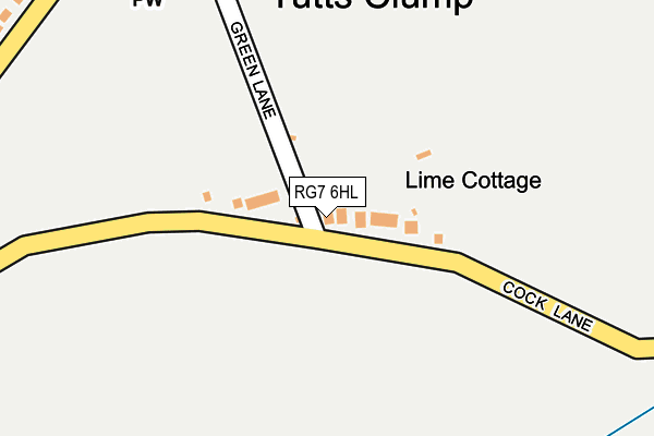 RG7 6HL map - OS OpenMap – Local (Ordnance Survey)