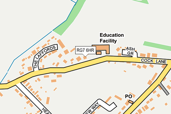 RG7 6HR map - OS OpenMap – Local (Ordnance Survey)