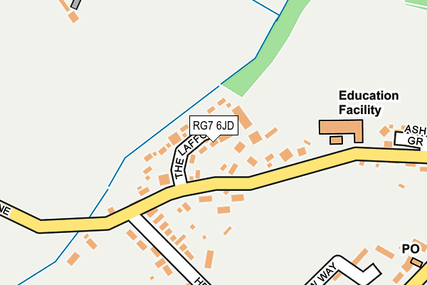 RG7 6JD map - OS OpenMap – Local (Ordnance Survey)