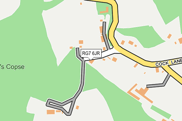 RG7 6JR map - OS OpenMap – Local (Ordnance Survey)