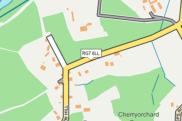 RG7 6LL map - OS OpenMap – Local (Ordnance Survey)