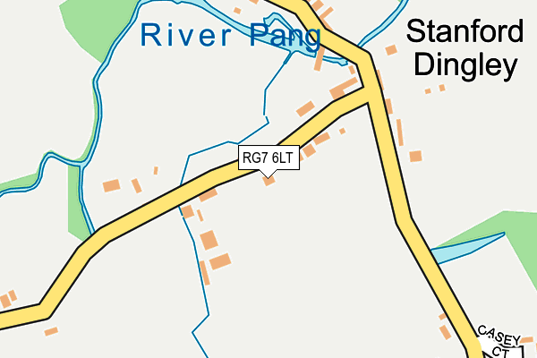 RG7 6LT map - OS OpenMap – Local (Ordnance Survey)