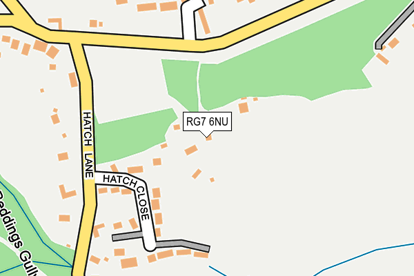 RG7 6NU map - OS OpenMap – Local (Ordnance Survey)
