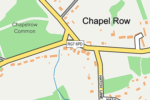 RG7 6PD map - OS OpenMap – Local (Ordnance Survey)