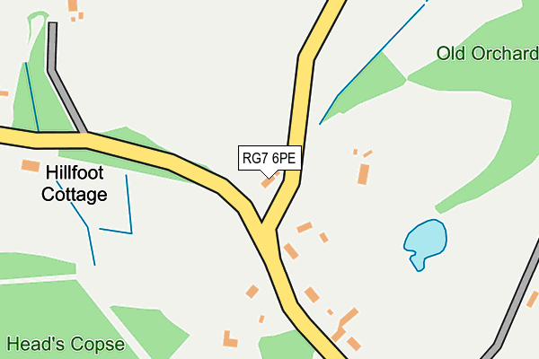 RG7 6PE map - OS OpenMap – Local (Ordnance Survey)