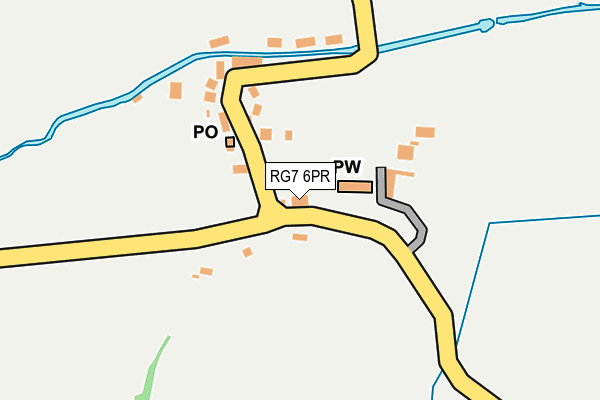 RG7 6PR map - OS OpenMap – Local (Ordnance Survey)