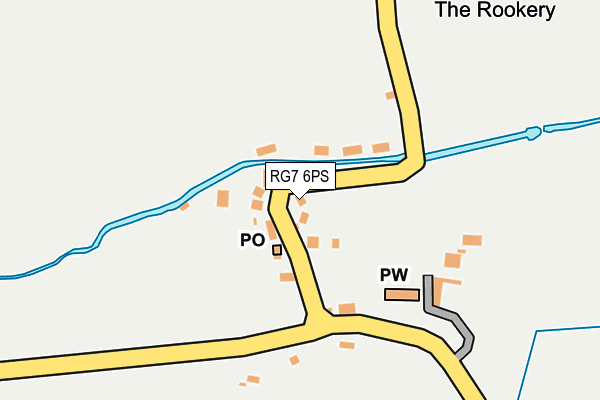 RG7 6PS map - OS OpenMap – Local (Ordnance Survey)