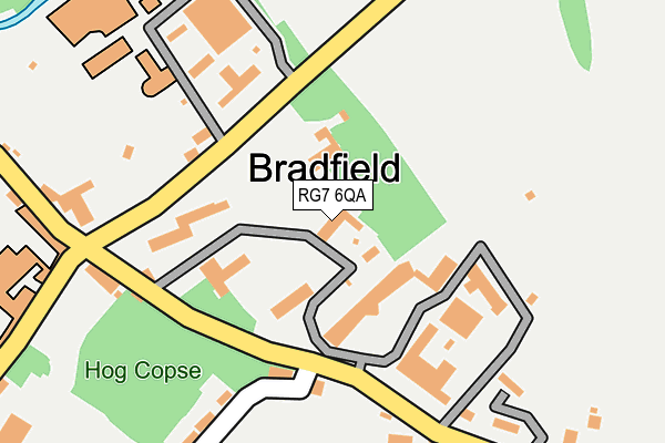 RG7 6QA map - OS OpenMap – Local (Ordnance Survey)