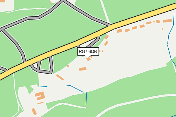 RG7 6QB map - OS OpenMap – Local (Ordnance Survey)