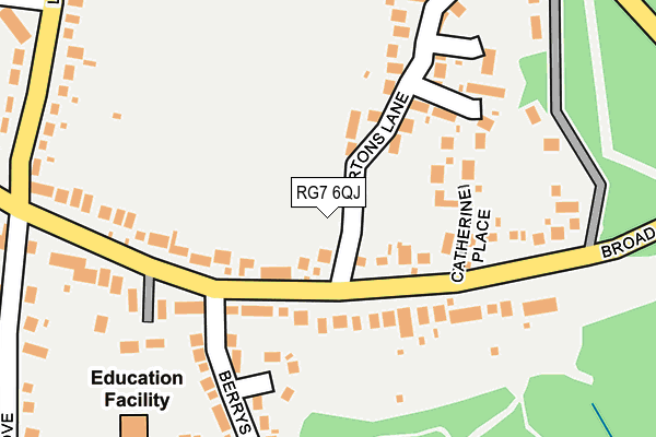 RG7 6QJ map - OS OpenMap – Local (Ordnance Survey)
