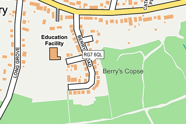 RG7 6QL map - OS OpenMap – Local (Ordnance Survey)