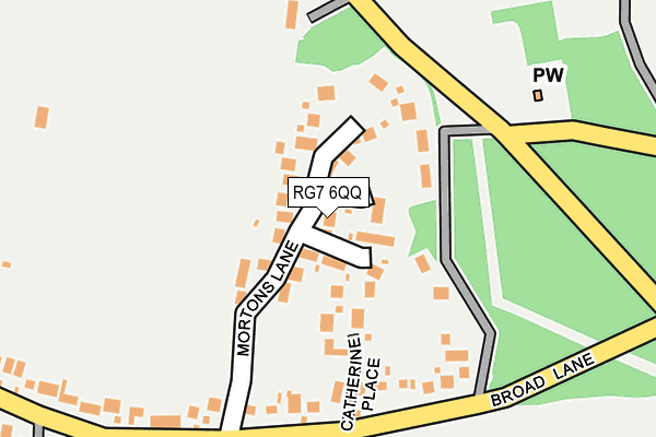 RG7 6QQ map - OS OpenMap – Local (Ordnance Survey)
