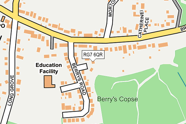 RG7 6QR map - OS OpenMap – Local (Ordnance Survey)