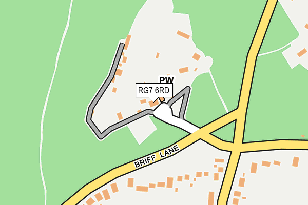 RG7 6RD map - OS OpenMap – Local (Ordnance Survey)