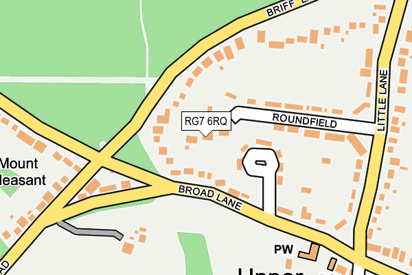 RG7 6RQ map - OS OpenMap – Local (Ordnance Survey)